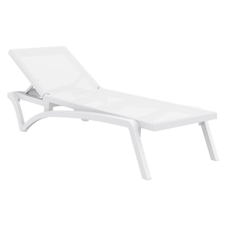 Pacific White Sling Lounge Chaise - Set of 2 ISP089-WHI-WHI