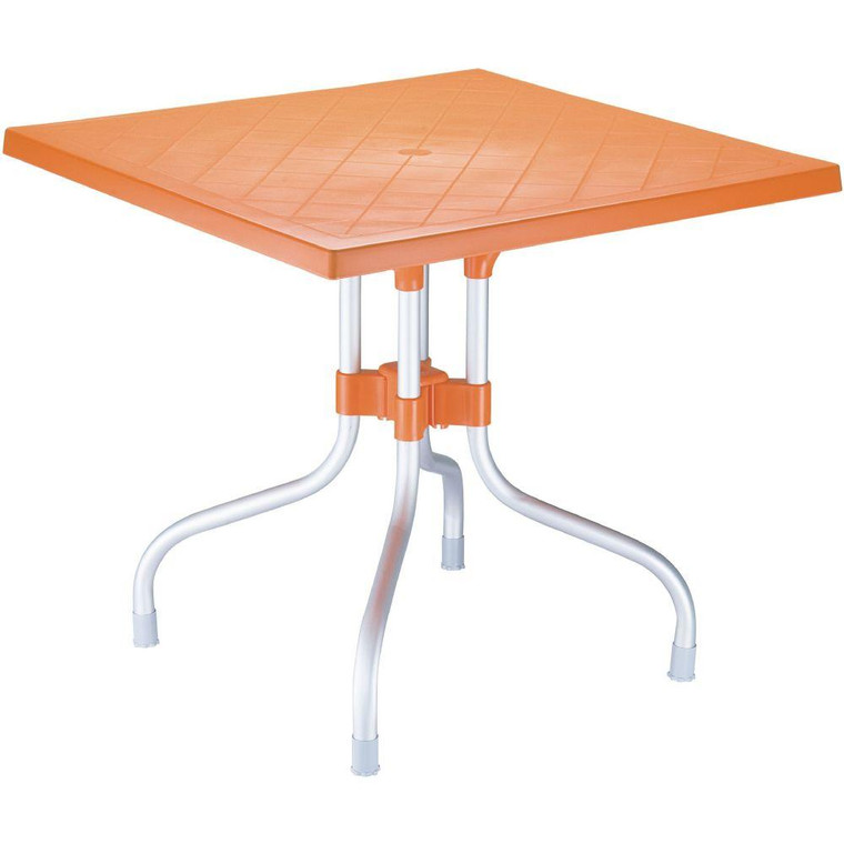 Compamia Forza Square Folding Table 31 Inch Orange ISP770-ORA