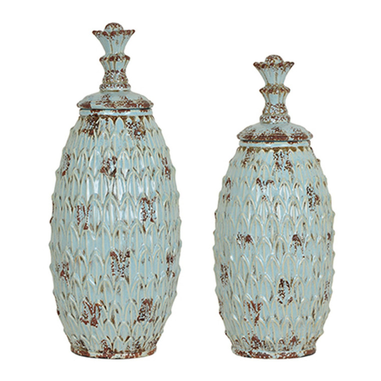 Crestview Skyler Vases (Set Of 2) CVJDP816