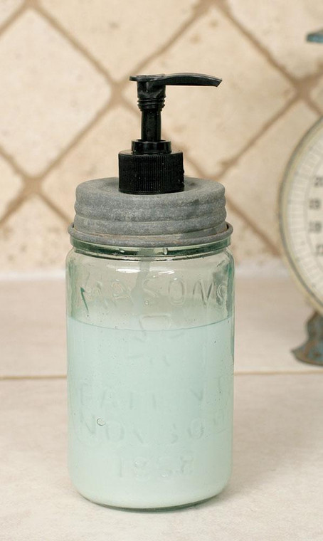 CTW Home Pint Mason Jar Soap Dispenser - Barn Roof 360094DGA