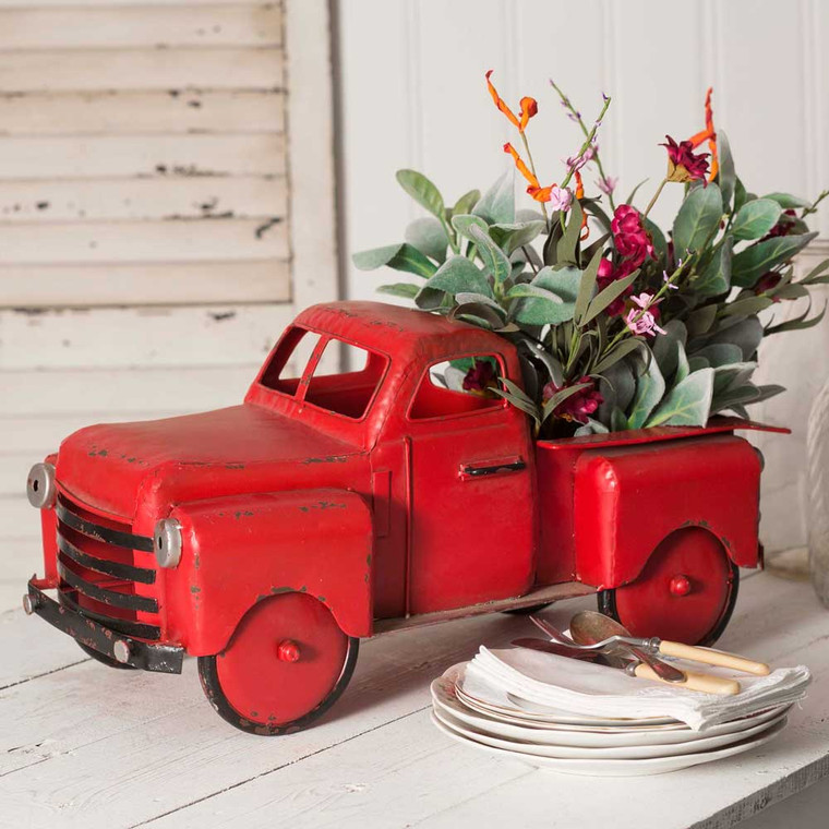 CTW Home Red Truck Garden Planter 770136