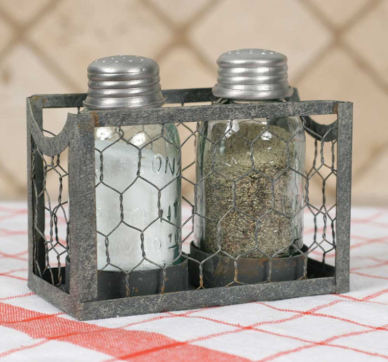 CTW Home Chicken Wire Salt And Pepper Holder (Pack Of 2) 860376T