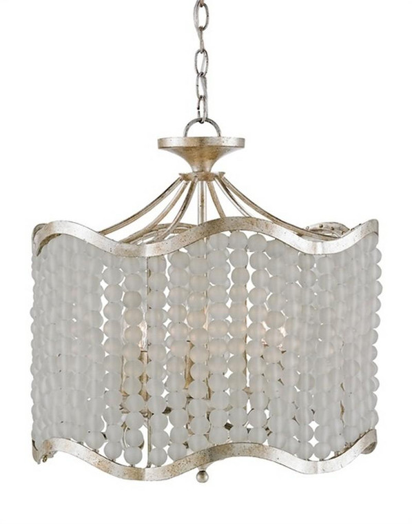 Currey Silver Granello Chanson Chandelier 9852