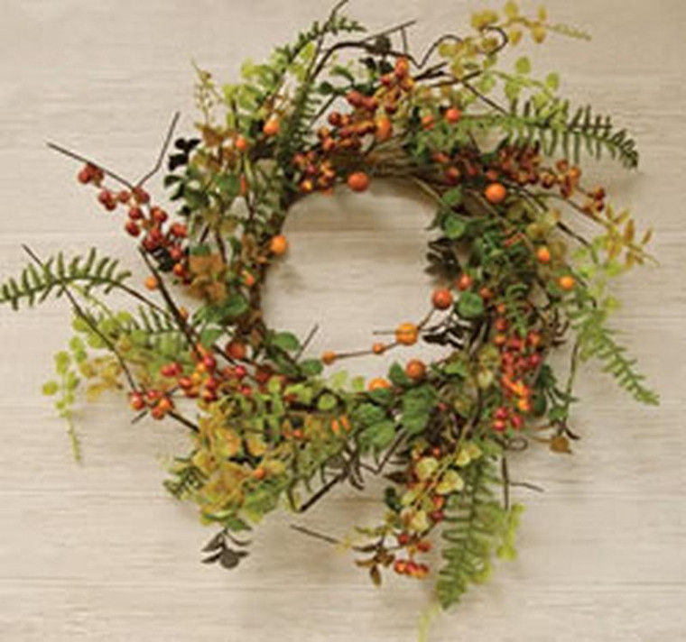 Fall Berry Cluster Wreath FBR58233 By CWI Gifts