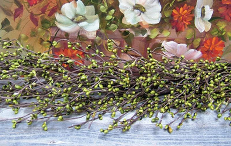 Sage Pip Berry Garland 4Ft FT087S By CWI Gifts