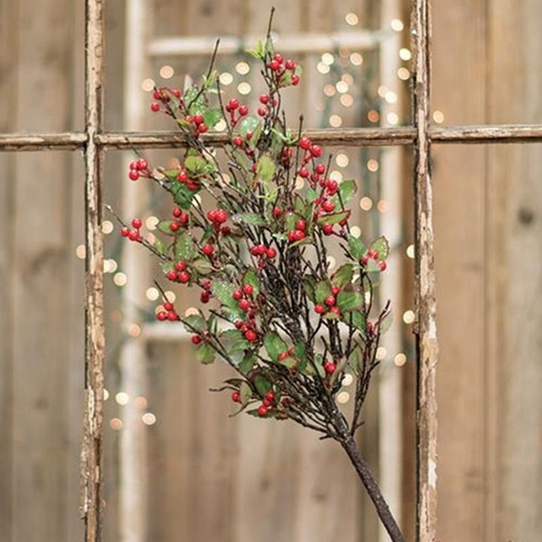 Holly & Berry Bush 22" FXND2009 By CWI Gifts