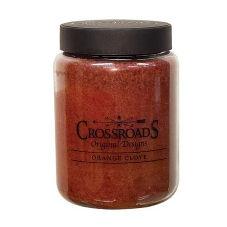 Orange Clove Jar Candle 26Oz G01082 By CWI Gifts
