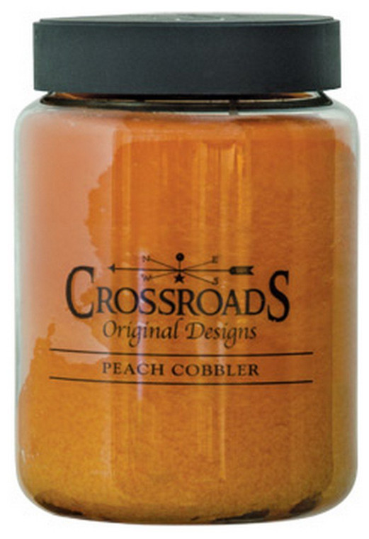 Peach Cobbler Jar Candle 26Oz G10450 By CWI Gifts