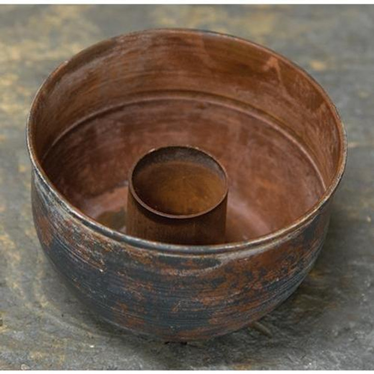 Rustic Taper Bowl G13008 By CWI Gifts