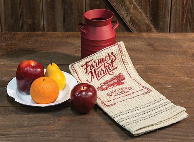 Farmer'S Market Dish Towel, 20X28 G29100 By CWI Gifts