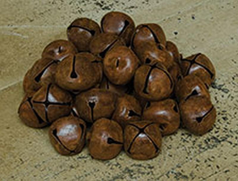 48/Pkg Rusty Jingle Bells 20Mm G411520 By CWI Gifts