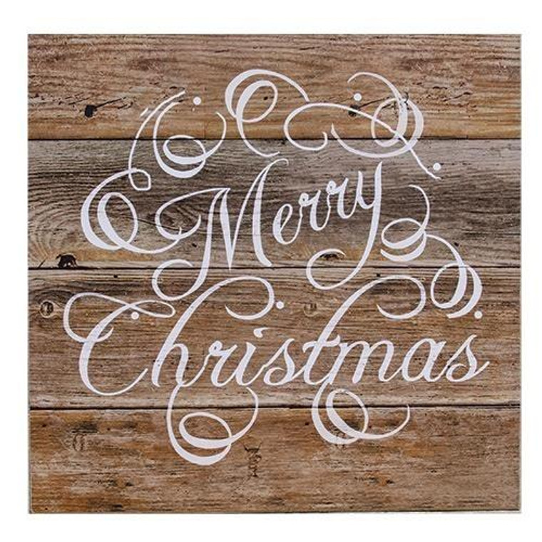 *Merry Christmas Wooden Sign G60064 By CWI Gifts