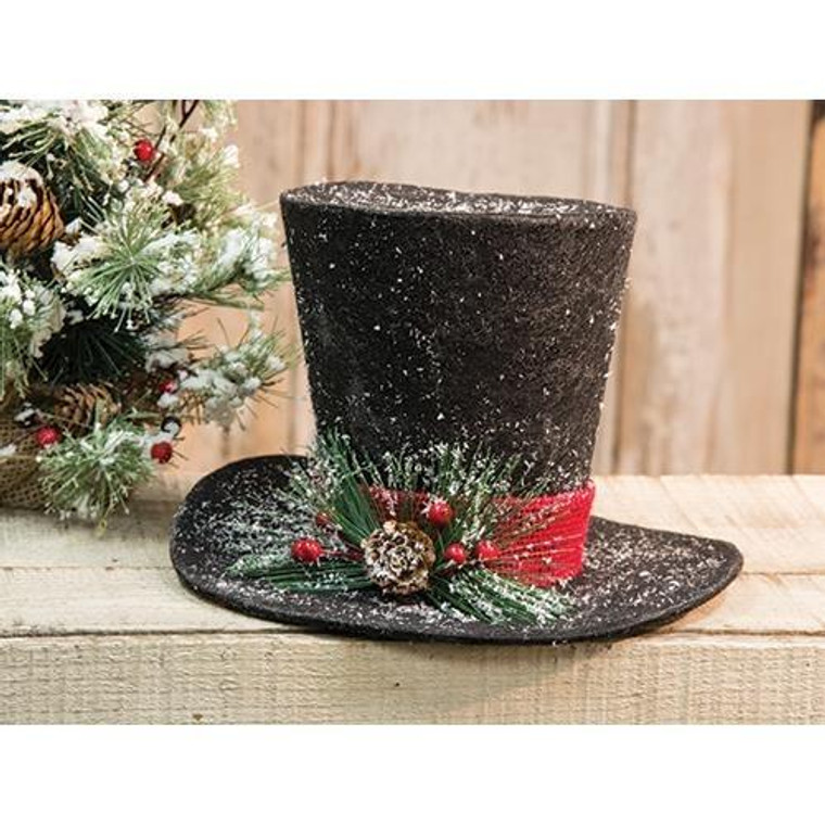 Large Black Top Hat GFX69427 By CWI Gifts
