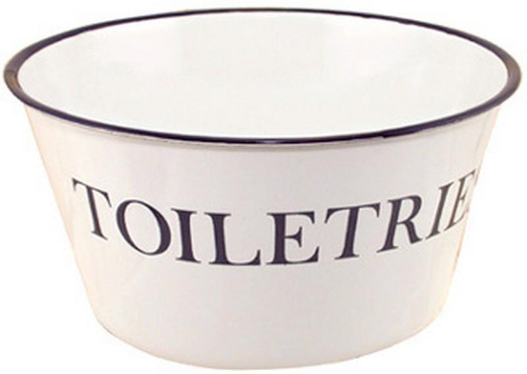 Enamelware Toiletries Bowl GSL22 By CWI Gifts