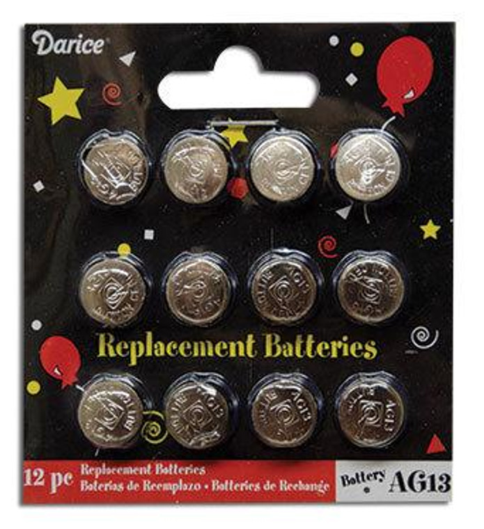 12/Pkg Ag13 Batteries M620321 By CWI Gifts
