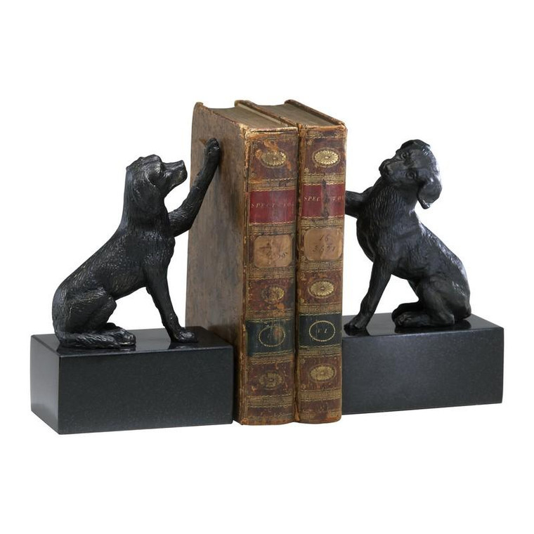 Cyan Dog Bookends (Set Of 2) 02817