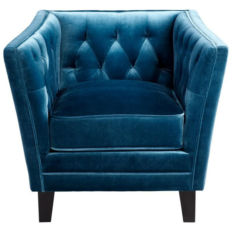 Cyan Blue Prince Valiant Chair 06325