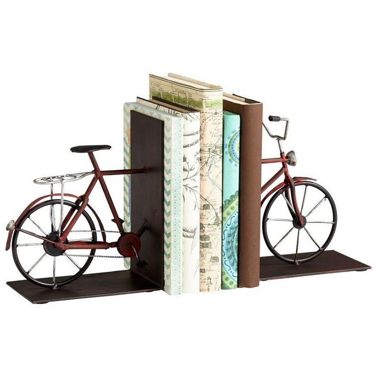 Cyan Pedal Bookends 06649