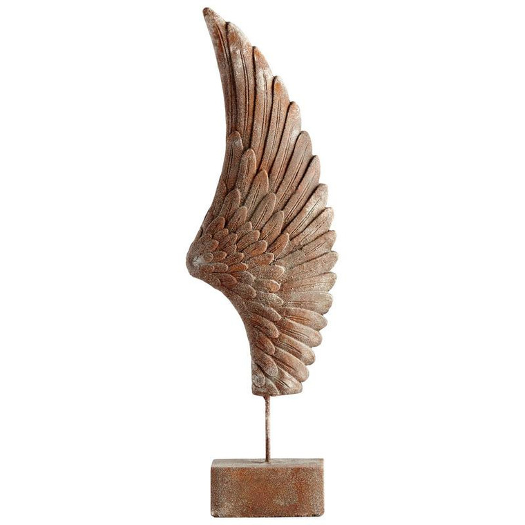 Cyan Feathers Of Flight Sculpture 09057