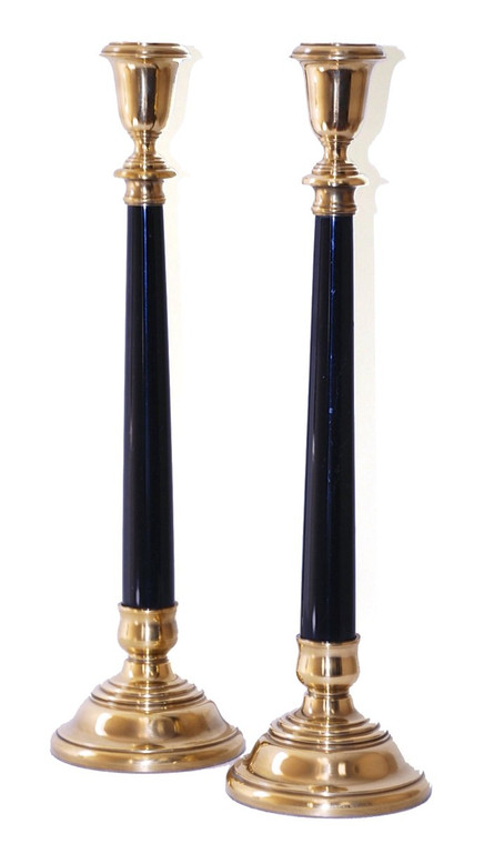 TR102 Polished Brass & Marble Candlestand by Dessau Home