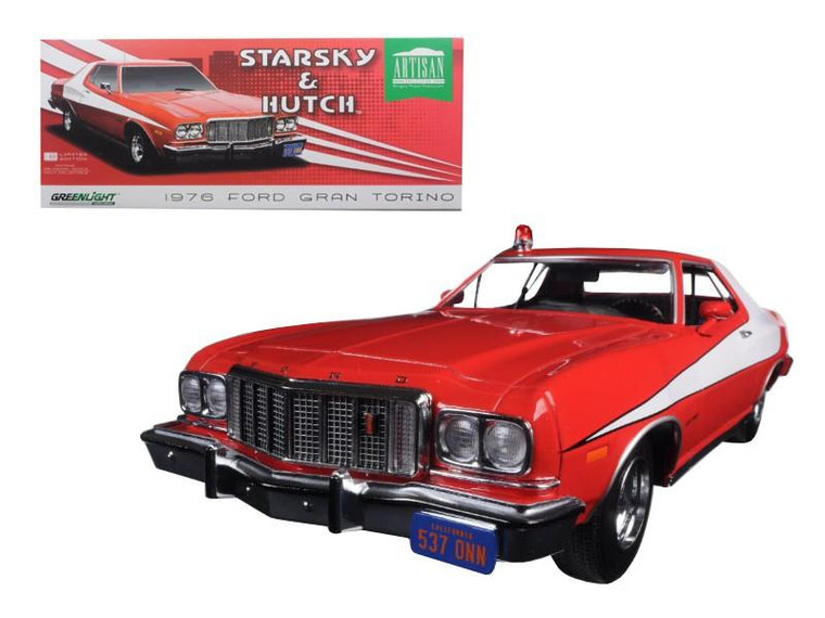 1976 Ford Gran Torino "Starsky and Hutch" (TV Series 1975-79) 1/18 Diecast Model Car by Greenlight 19017