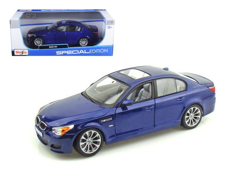 BMW M5 Blue 1/18 Diecast Model Car by Maisto 31144bl