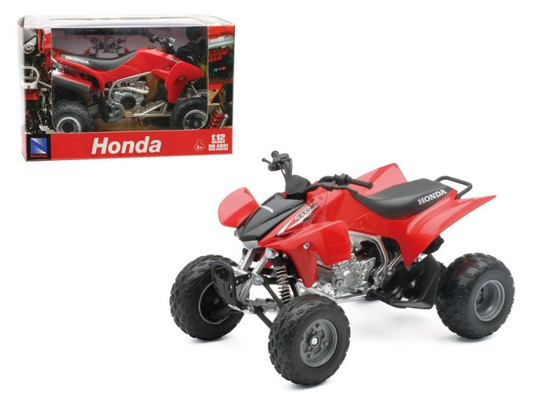 2009 Honda Trx 450R Red Atv Motorcycle 1/12 Diecast Model By New Ray (Pack Of 2) 57093A