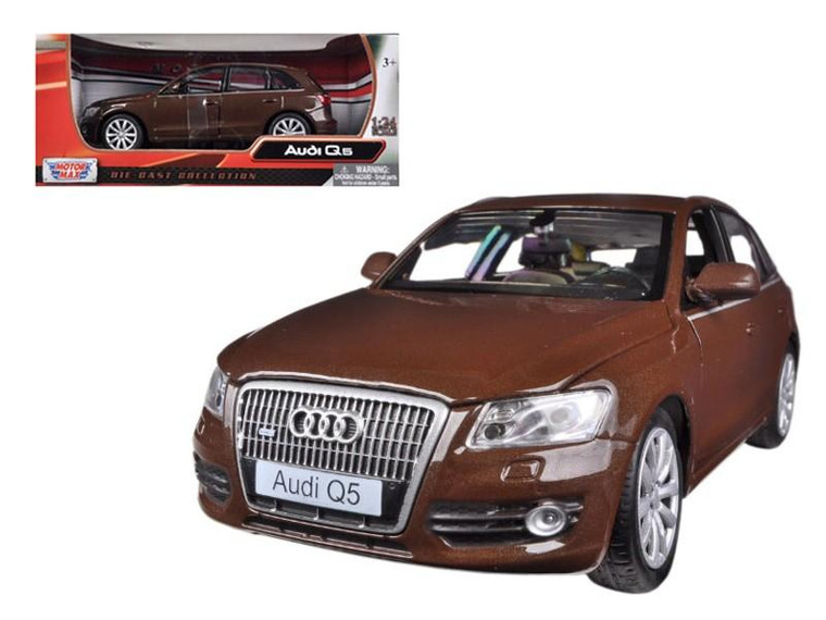 Audi Q5 Brown 1/24 Diecast Car Model by Motormax 73385brn