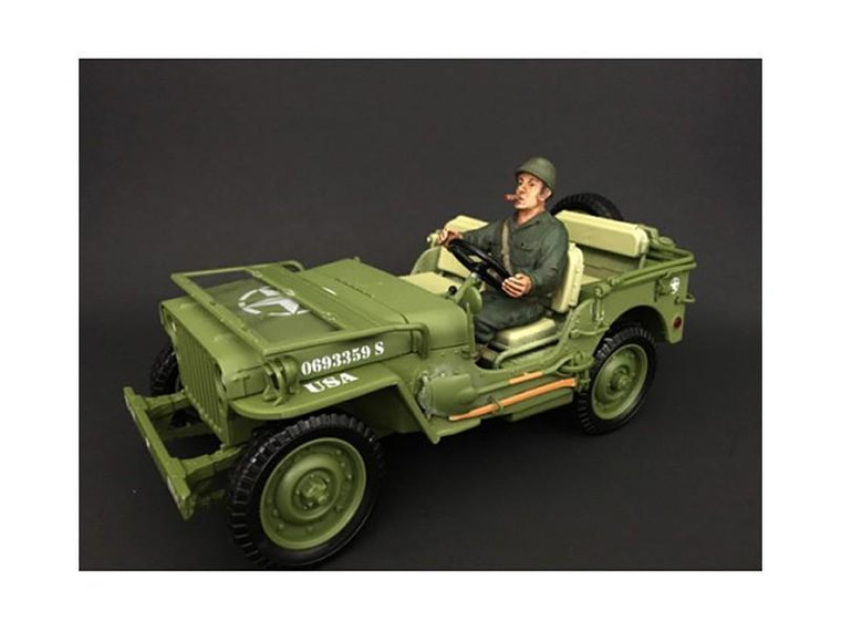 Us Army Wwii Figure Iv For 1:18 Scale Models By American Diorama (Pack Of 3) 77413