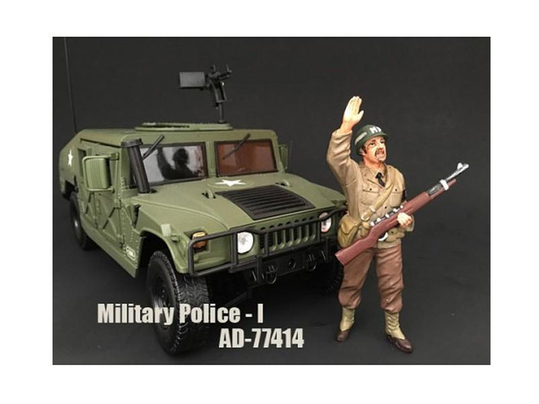 Wwii Military Police Figure I For 1:18 Scale Models By American Diorama (Pack Of 3) 77414