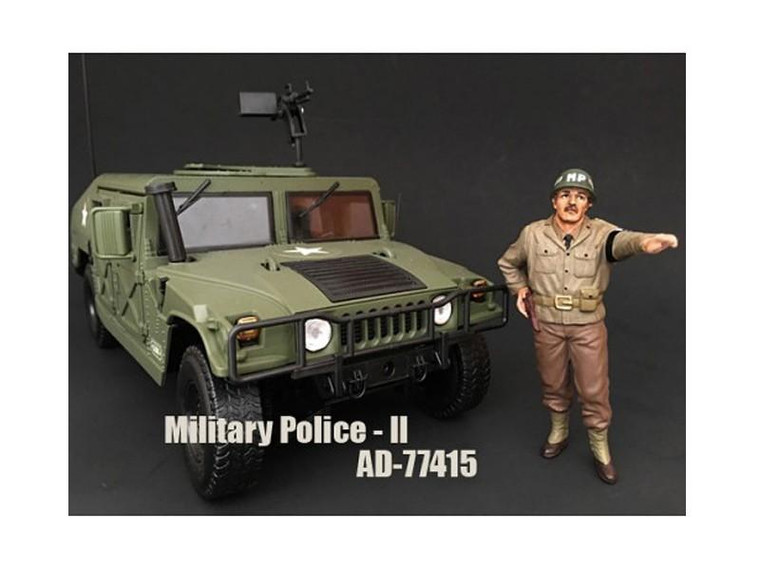 Wwii Military Police Figure Ii For 1:18 Scale Models By American Diorama (Pack Of 3) 77415