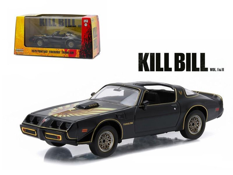 1979 Pontiac Firebird Trans Am "Kill Bill Vol. 2" Movie (2004) 1/43 Diecast Model Car By Greenlight (Pack Of 2) 86452