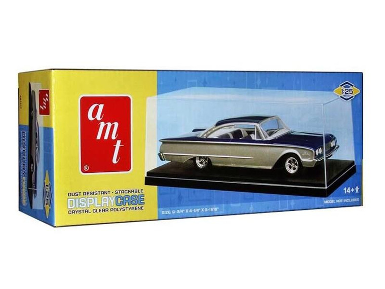 Collectible Display Show Case For 1/24-1/25 Scale Model Cars By Autoworld (Pack Of 2) AMT600