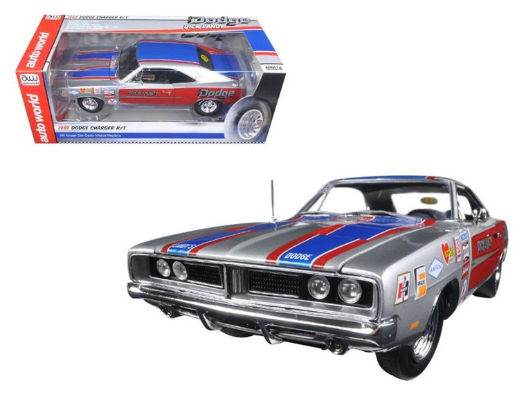 1969 Dodge Charger R/T 426 HEMI Dick Landy Limited Edition to 1002pcs 1/18 Diecast Model Car by Autoworld AW228
