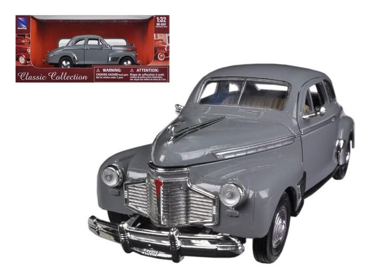 1941 Chevy Special Deluxe 5-Passenger Coupe Grey 1/32 Diecast Model Car by New Ray NR55193