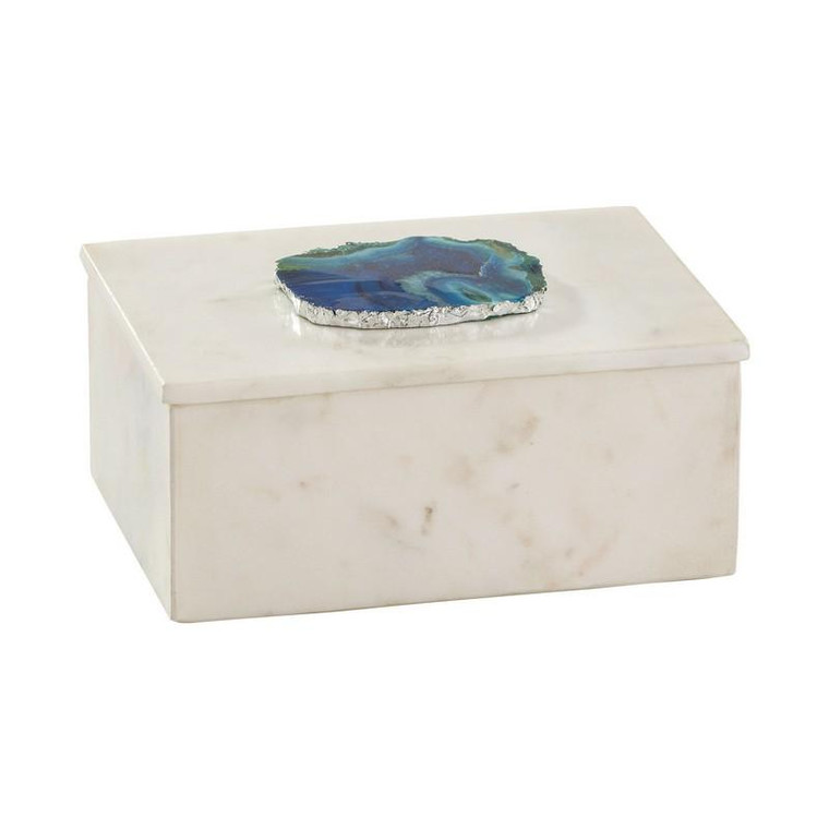 Dimond Home Marble and Blue Agate Box 8989-010