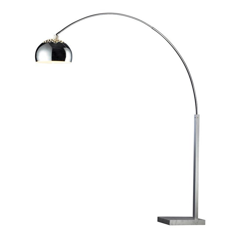 Penbrook Arc Floor Lamp Silver Plating -Led D1428-LED