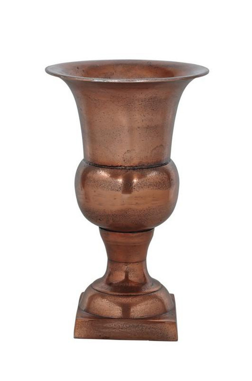 86540 DK Living Aluminum Vase - Copper Patina Black Finish