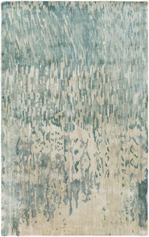 Surya Watercolor Hand Knotted Blue Rug WAT-5004 - 8' x 11'