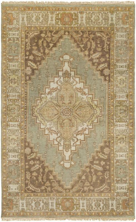 Surya Zeus Hand Knotted Green Rug ZEU-7813 - 8' x 11'