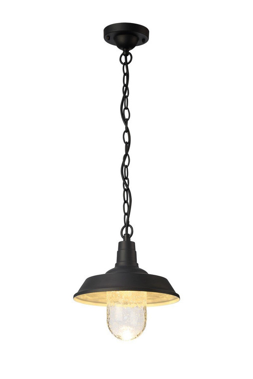 Elegant Led Outdoor Pendant L:10.2 W:10.2 H:28.9 7.5W 600Lm 3000K Black Finish Acrylic Lens LDOD1501