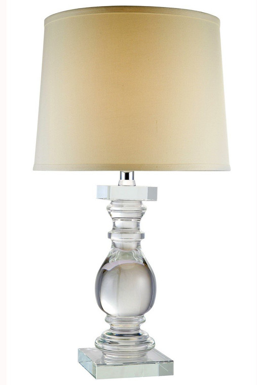 Elegant Regina 1-Light Chrome Crystal Table Lamp TL1007