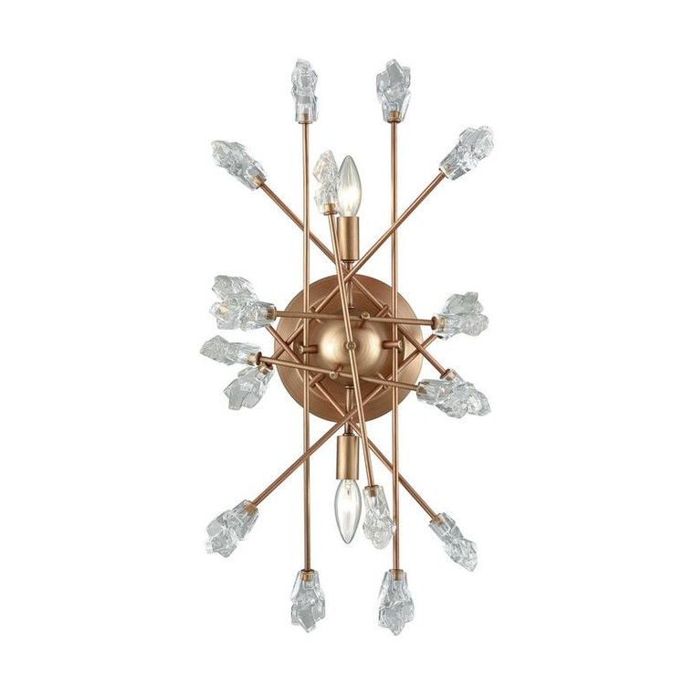 Elk Serendipity 2 Light Sconce In Matte Gold 11110/2