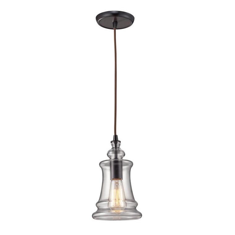 Elk Menlow Park Oiled Bronze Pendant 60042-1 Lighting