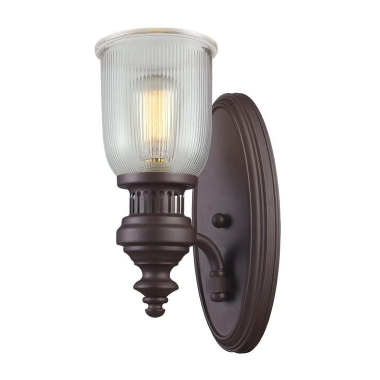 Elk Chadwick 1 Light Sconce In Oiled Bronze 66760-1 Lighting