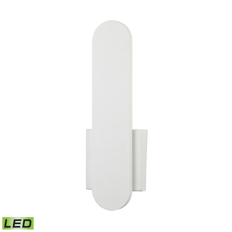 Elk Feather Petite Led Wall Sconce In White WSL1501-30-30