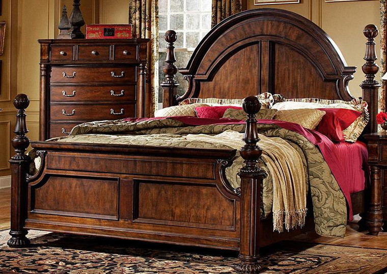 Fairfax Brown Complete California King Bed 1118-CK-Bed