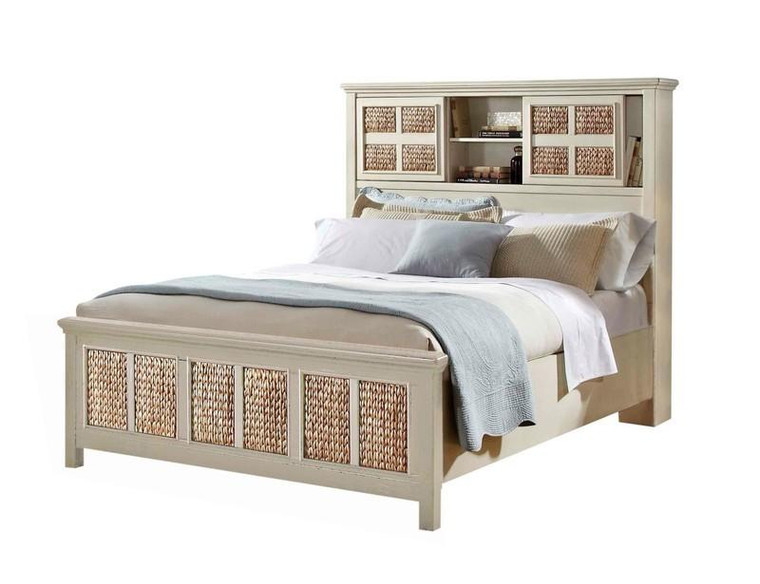 Fairfax Taupe Complete Queen Storage Bed 9400-Q-Storage-Bed