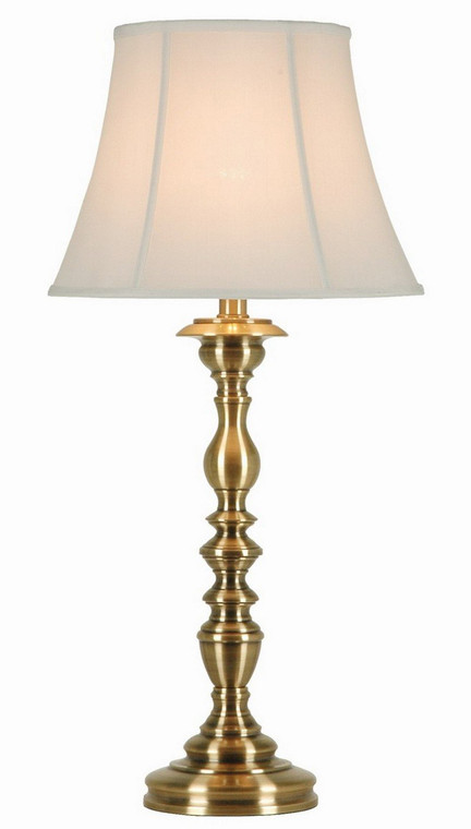 1251 Fangio Antique Brass Metal Table Lamp