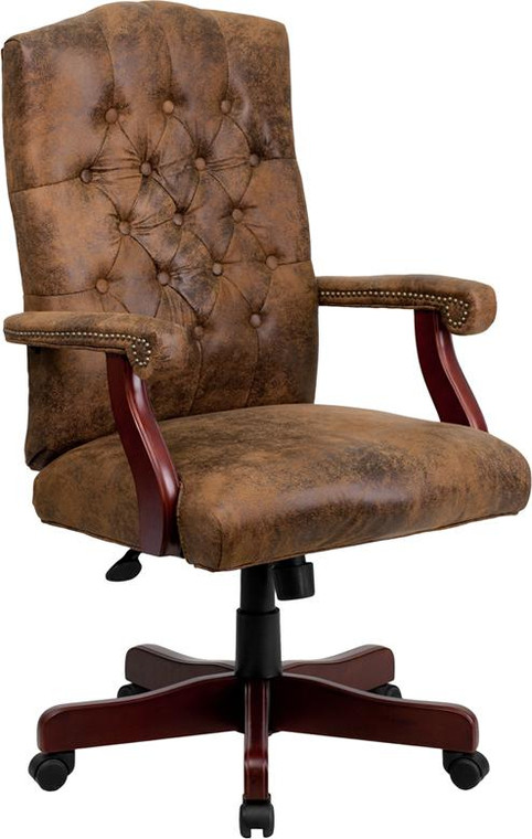 Flash Furniture Bomber Brown Classic Executive Office Chair 802-BRN-GG